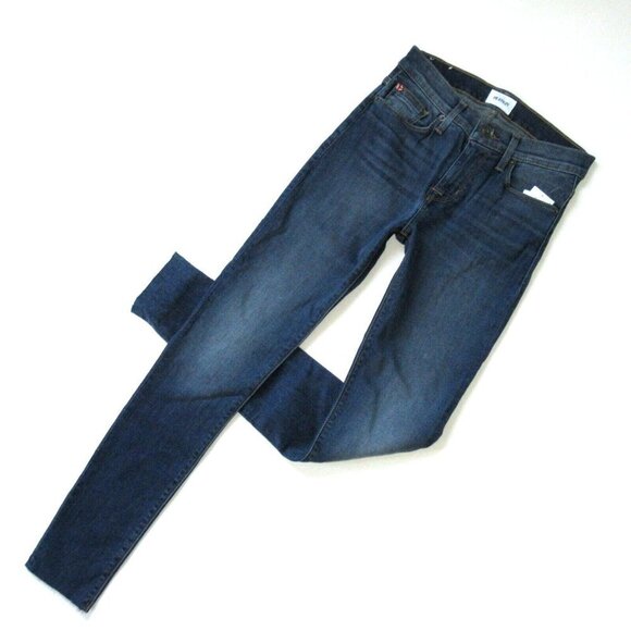 Hudson Jeans Denim - NWT HUDSON Natalie Super Skinny in Crystal Wand Raw Hem Stretch Ankle Jeans 25